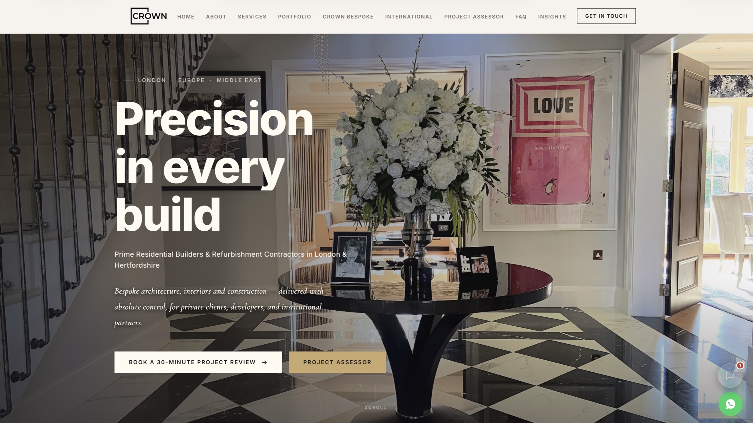 A PIKOTW-built client website, live in production